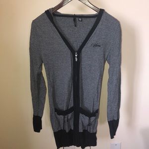 VANS OFF THE WALL STRIPED ZIP UP JACKET